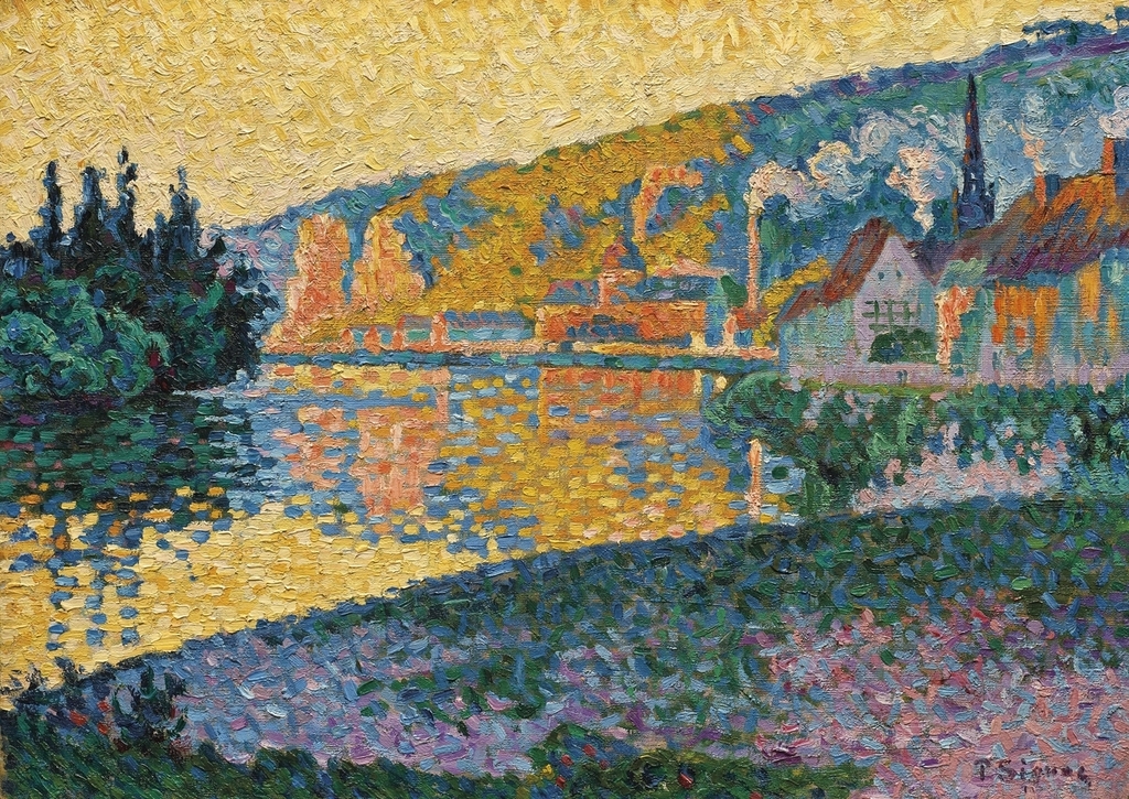 Les Andelys. Soleil couchant, Opus 135