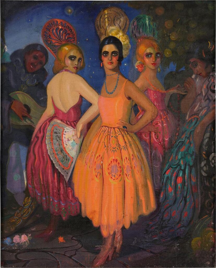 Mujeres (Las bailarinas y el tocador de guitarra)