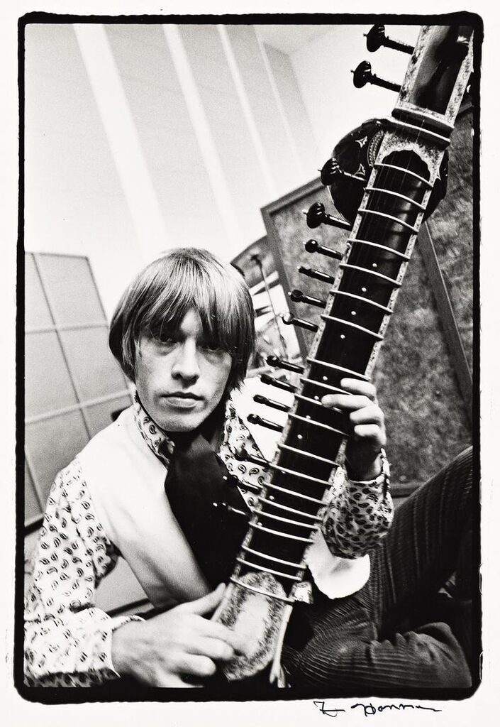 Portrait of Brian Jones, a founding member of the Rolling Stones, 1963