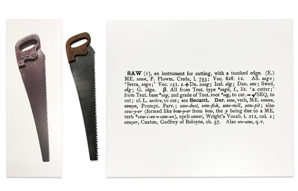 One and Three Saws [Ety.]