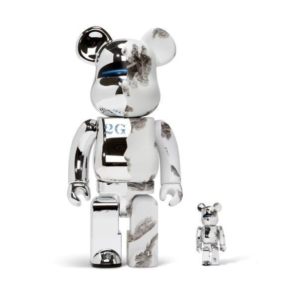 400% & 100% BE@RBRICK (Silver)
