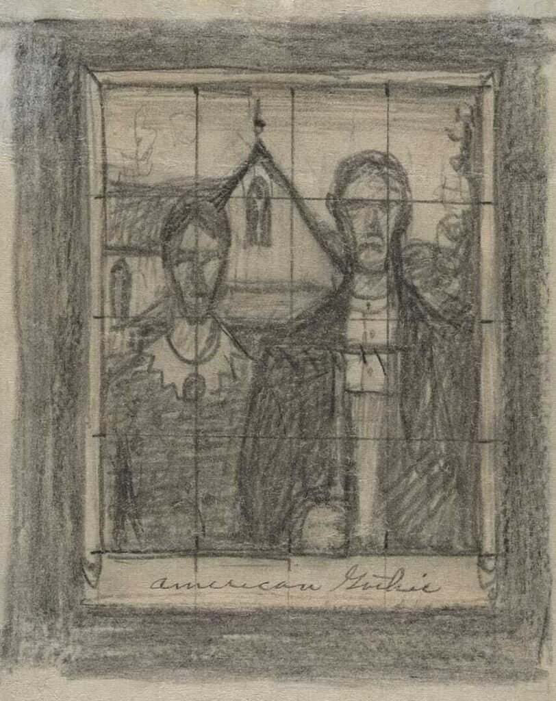 Study for American Gothic