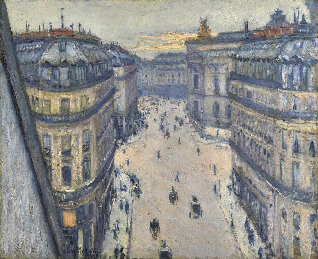 LA RUE HALÉVY, VUE DU SIXIÈME ÉTAGE