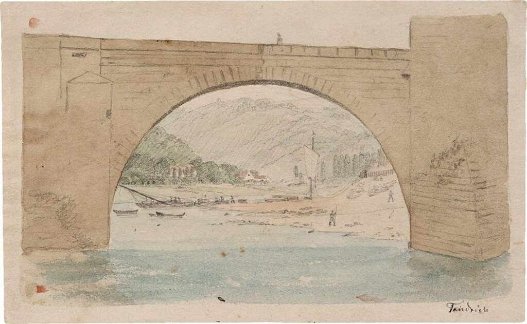”Alte Elbbrücke bei Meißen”