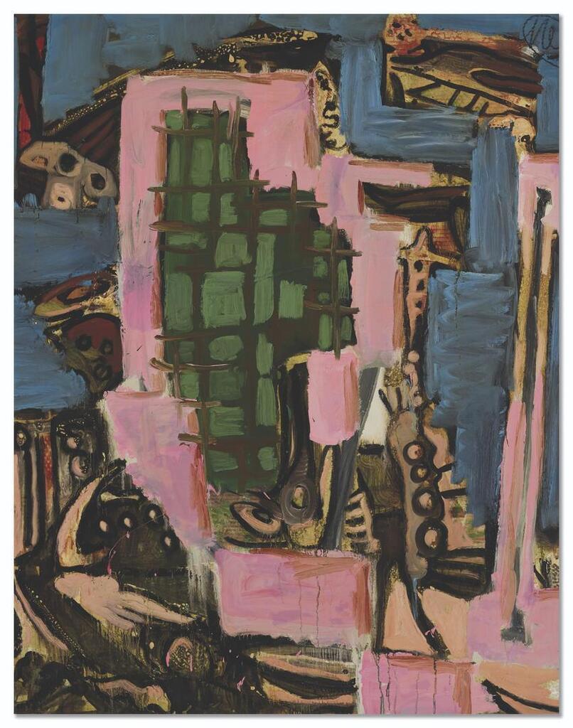 Großes grünes Fenster