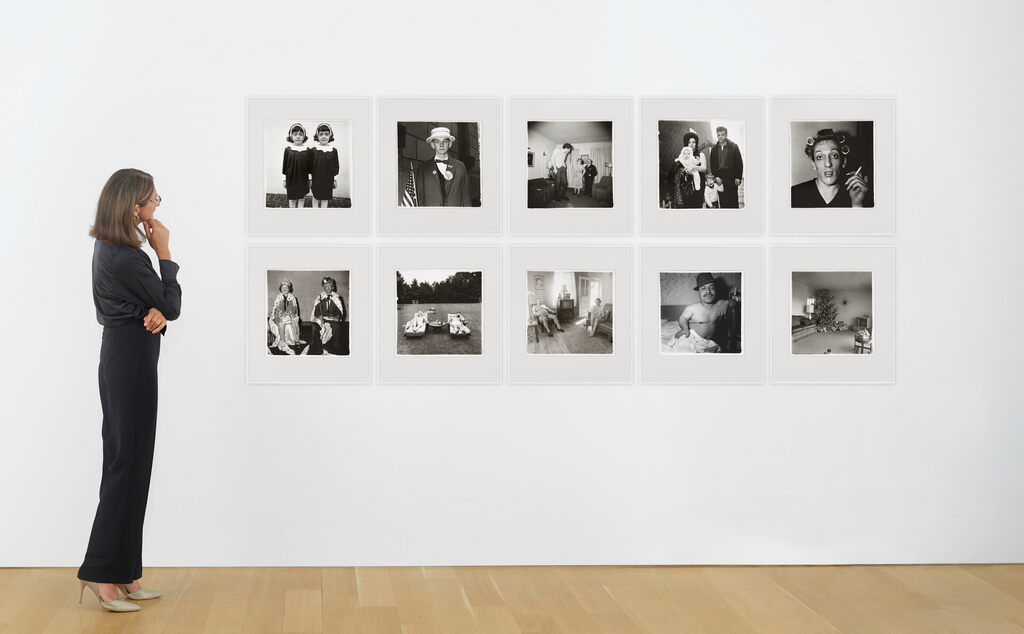 A box of ten photographs