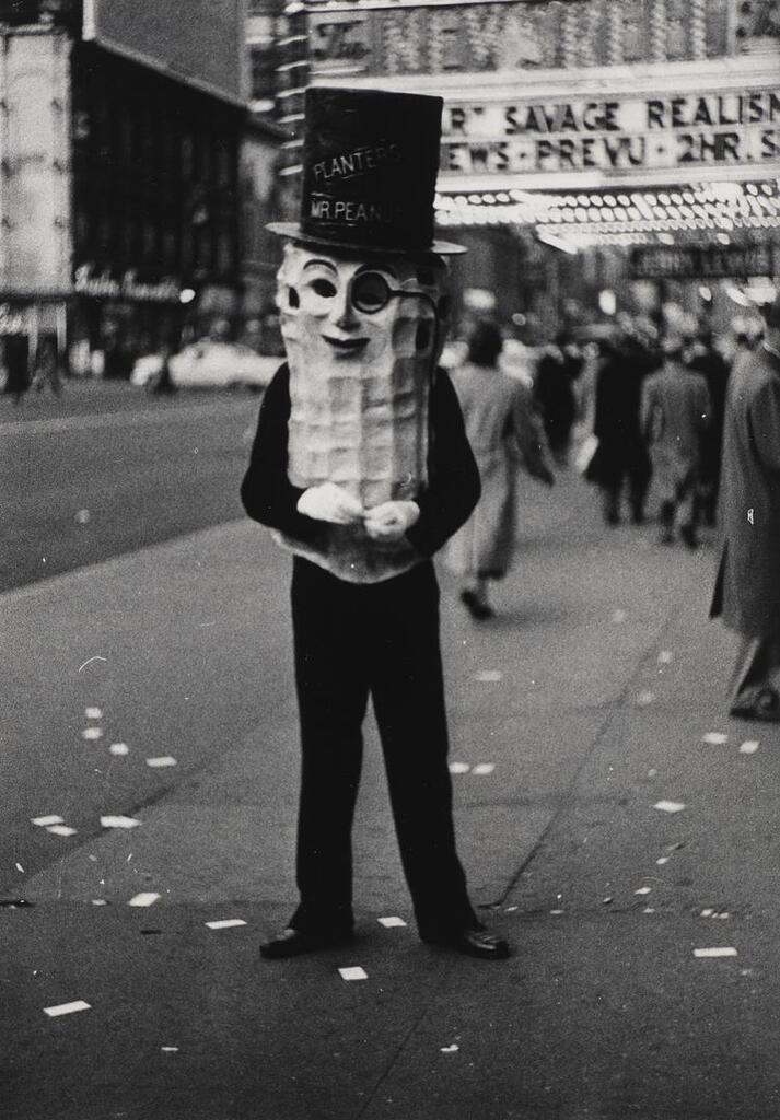 Mr. Peanut in Times Square, N.Y.C.