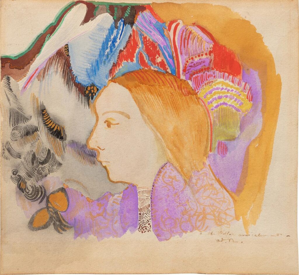 Jeune fille et fleurs