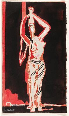Woman with vase