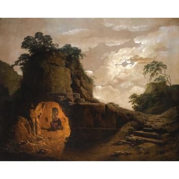 Virgil's Tomb By Moonlight