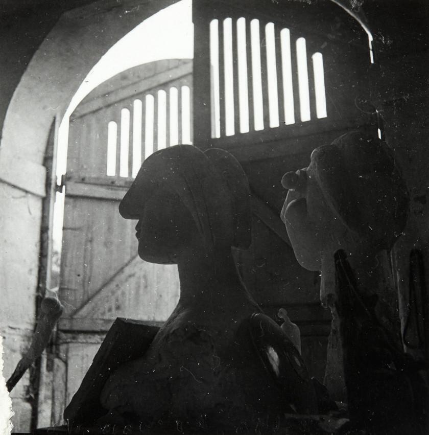 Sculptures by Pablo Picasso [busts] - Boisgeloup, c. 1937