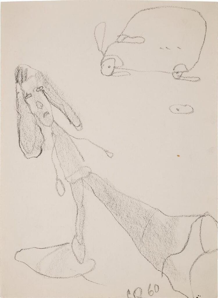 Walking Woman, Leg Foreshortened, with Van