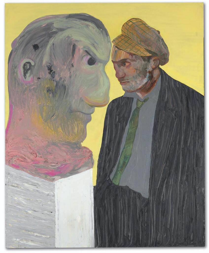 Nicole Eisenman, Untitled (portrait of a man wolfie)