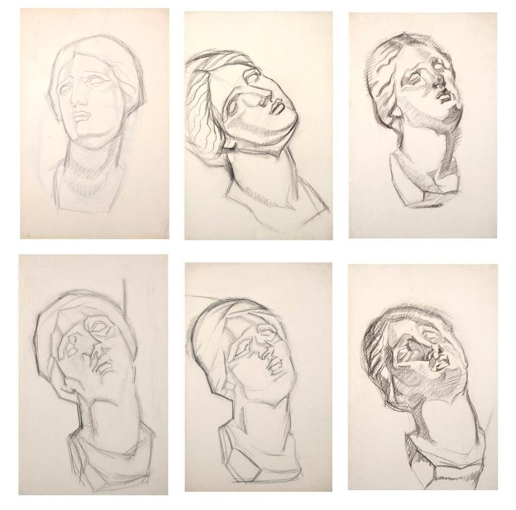 Étude de visage I-VI