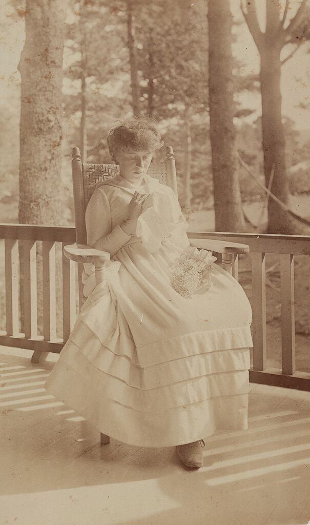 Agnes Stieglitz Sewing