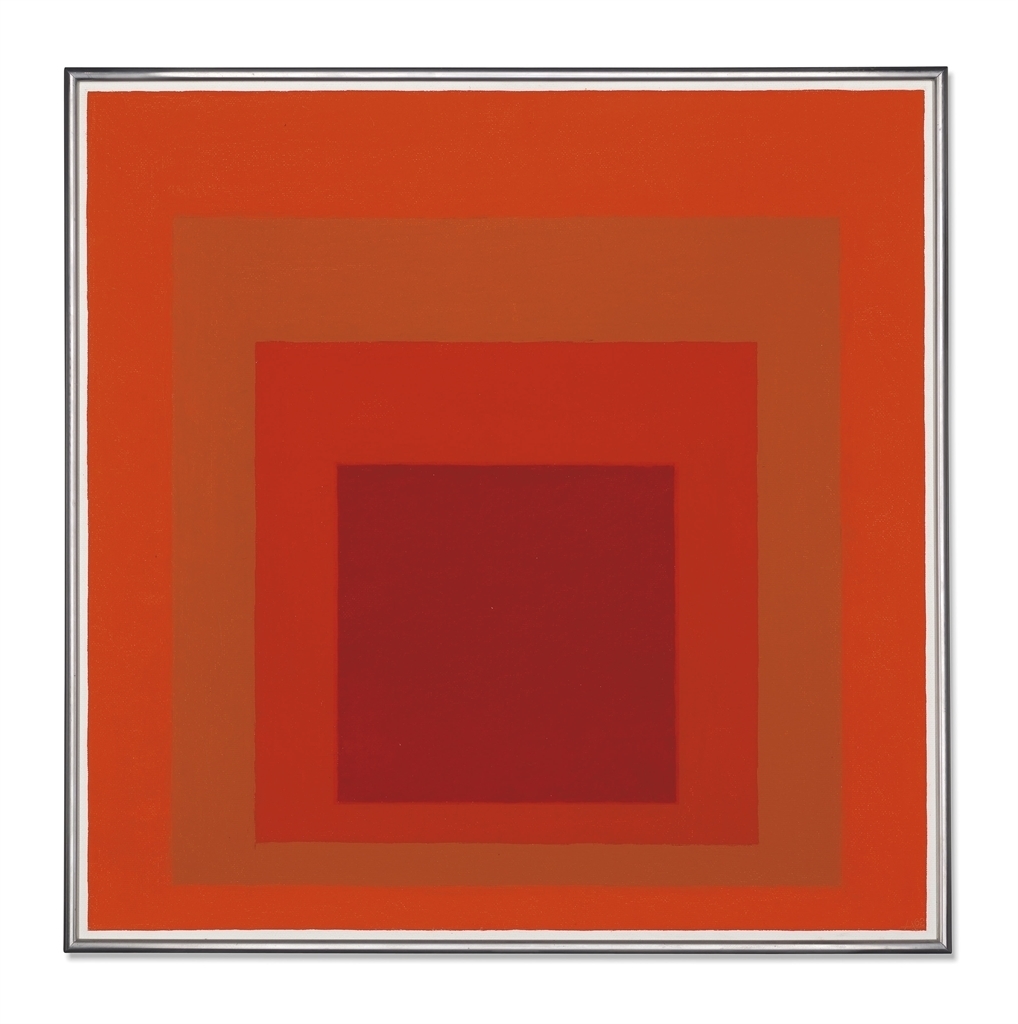 Study for Homage to the Square: Red Tetrachord