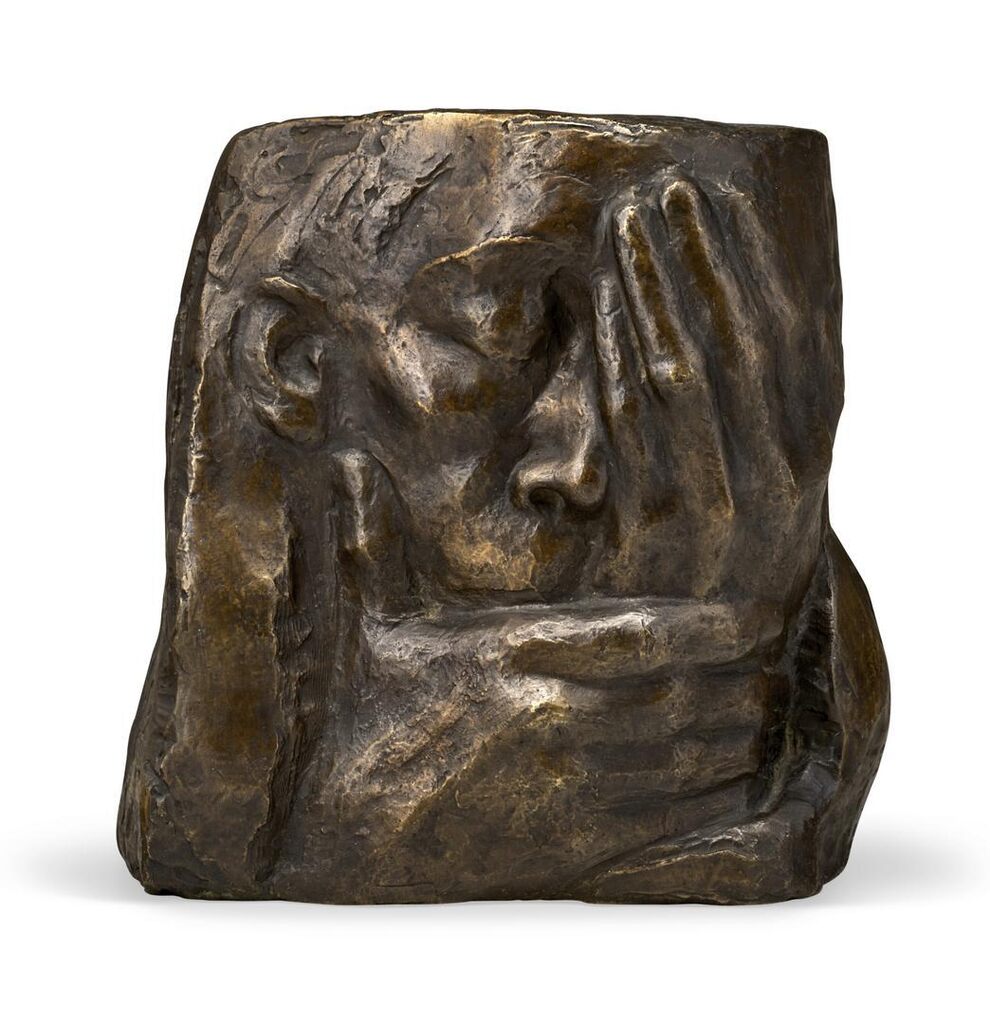 Die Klage or Zum Gedenken Ernst Barlachs or Selbstbildnis