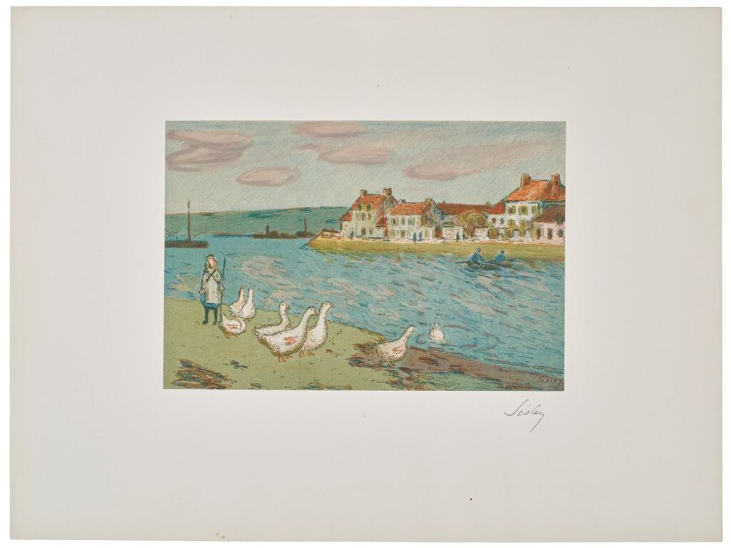 Les Bords de rivière (Les Oies), from L’Album d’Estampes Originales de la Galerie Vollard (2e année)