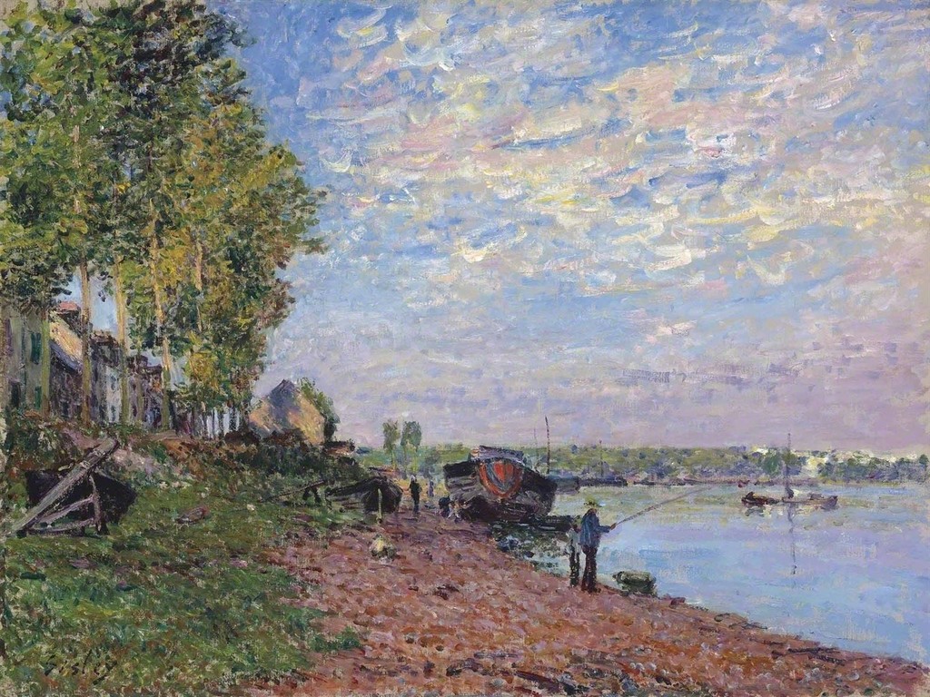 Le Loing à Saint-Mammès