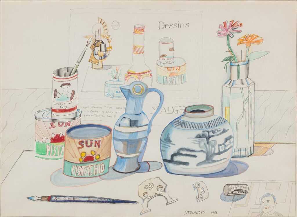 Still Life with Poster