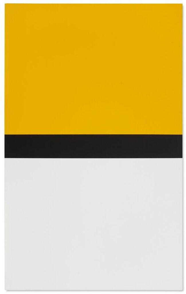 Yellow with Black and White