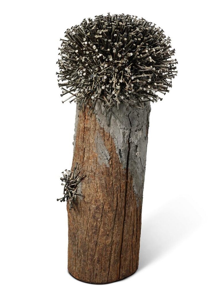 Günther Uecker, Untitled (Baum) (Tree)
