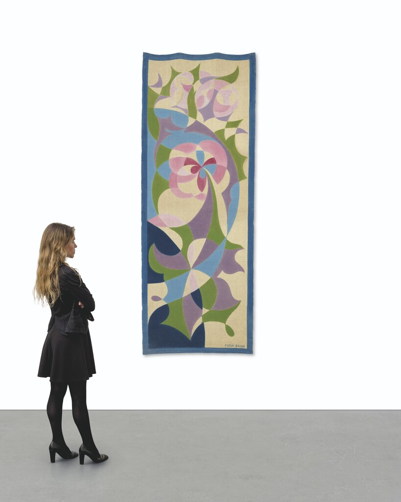 Farfalle in movimento e fiori futuristi