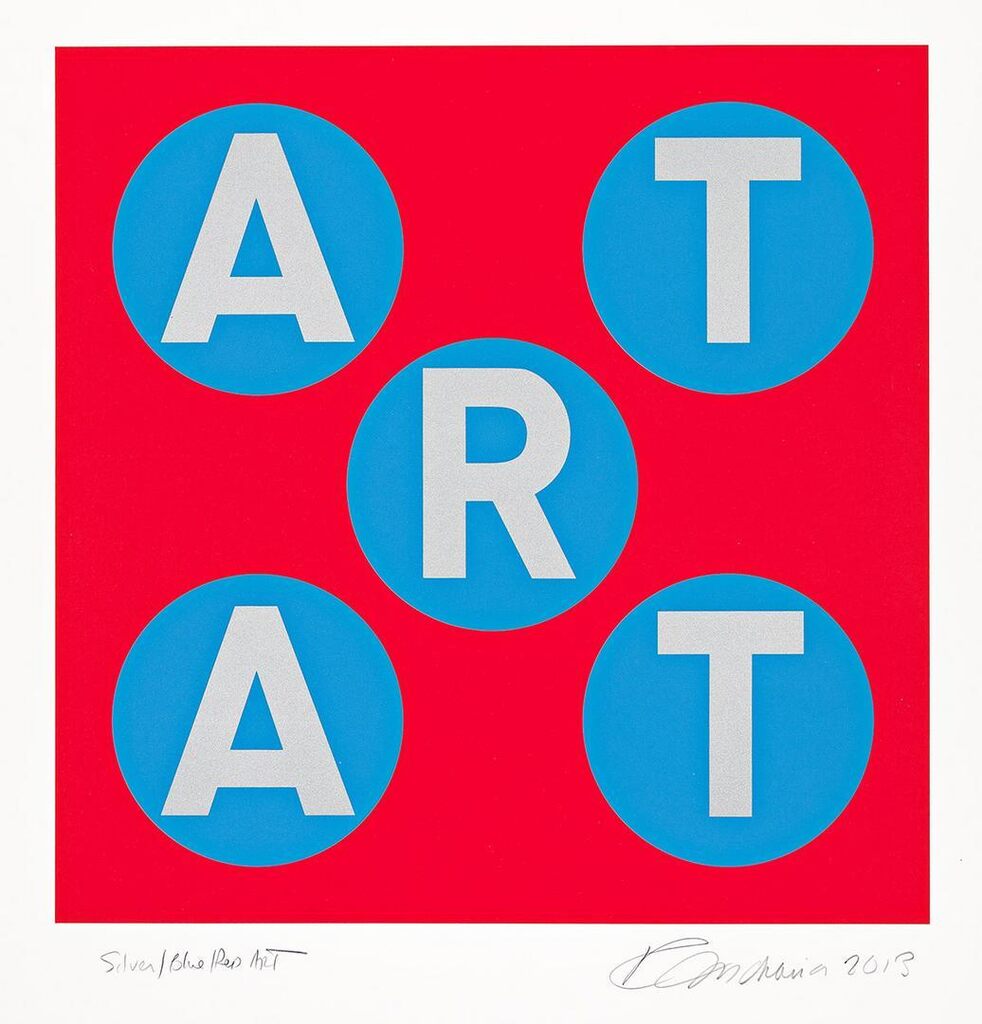 Silver / Blue / Red ART