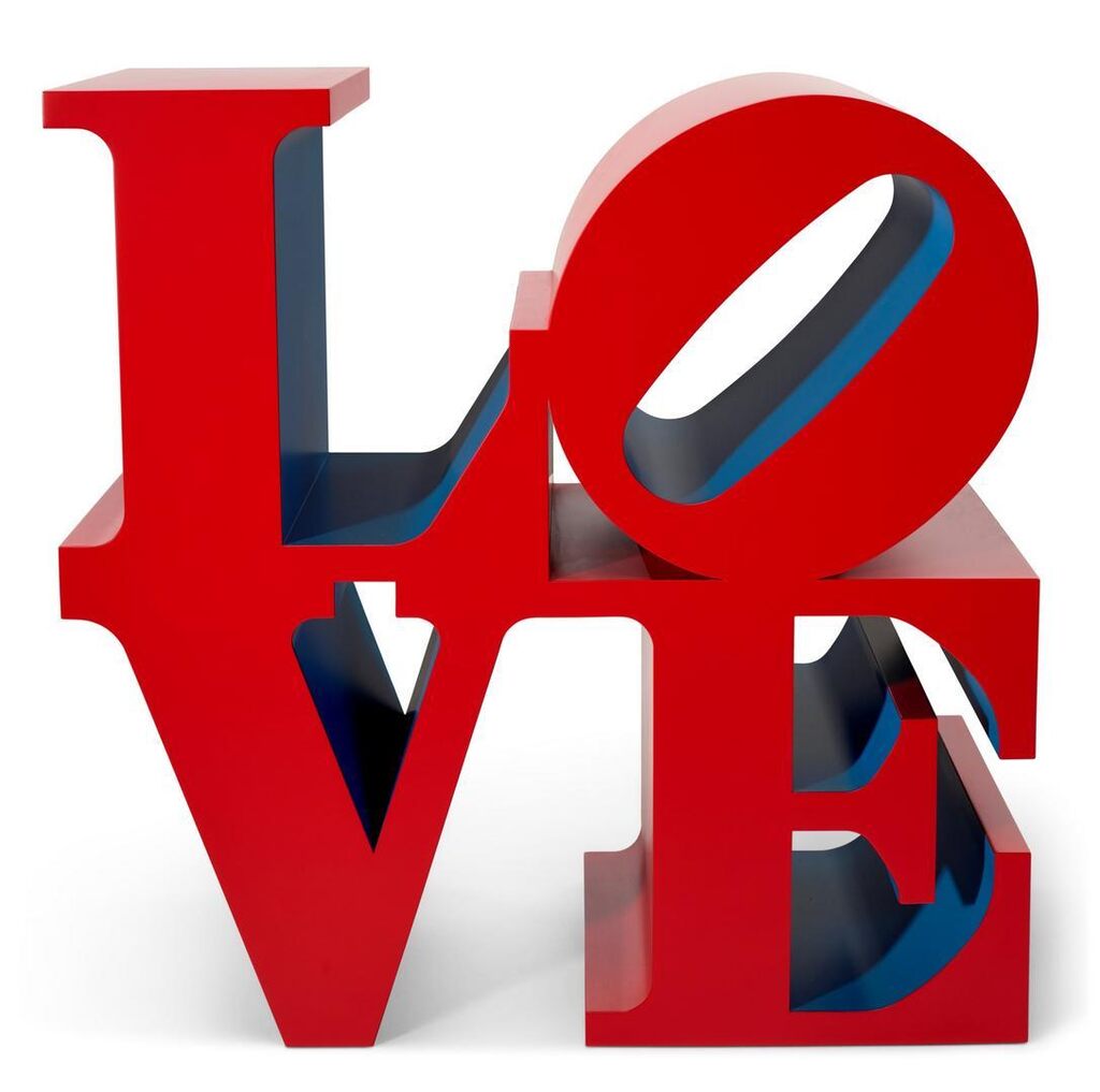 Robert Indiana, LOVE (Red Outside Blue Inside)
