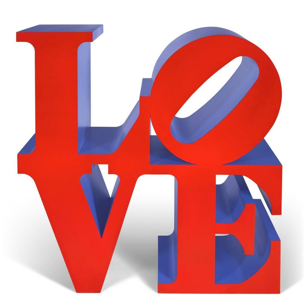 Robert Indiana, LOVE (Red Faces Violet Sides)