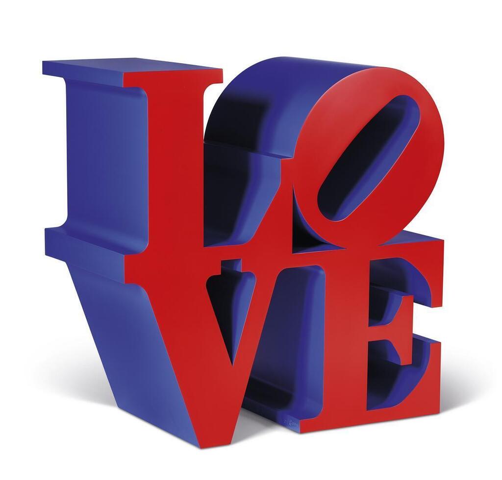 Robert Indiana, LOVE (Red Faces Violet Sides)