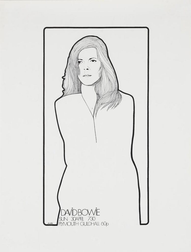 A Concert Poster for 'Ziggy Stardust' At The Plymouth Guildhall