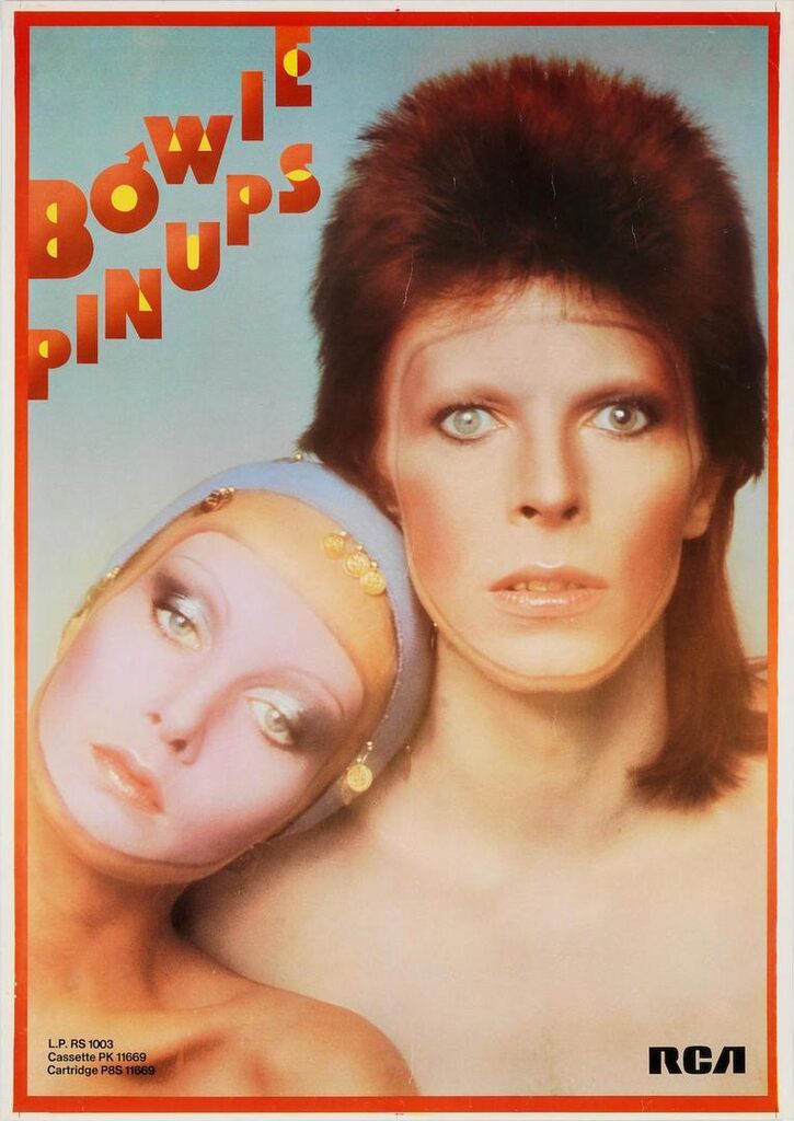 A 'Pin Ups' Promotional Poster For RCA Records and Tapes