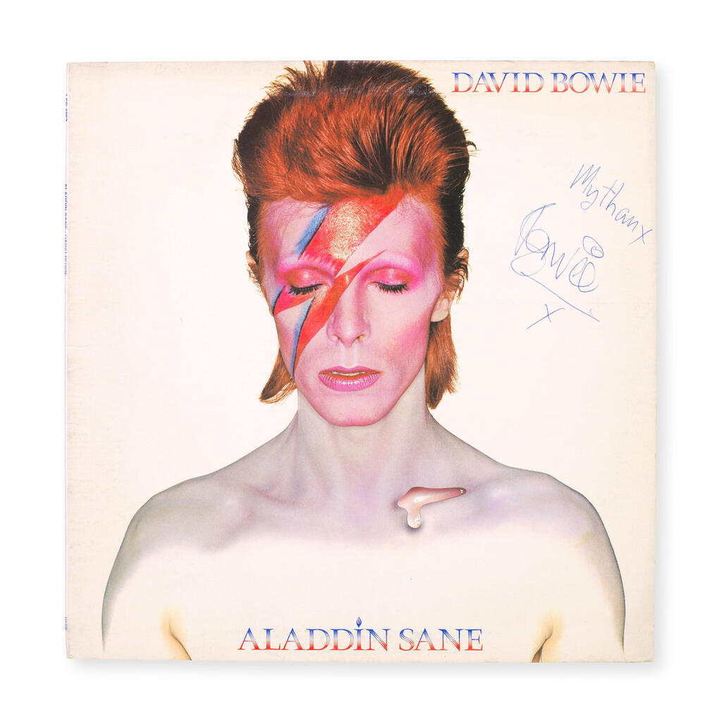 David Bowie: An Autographed Aladdin Sane Album,