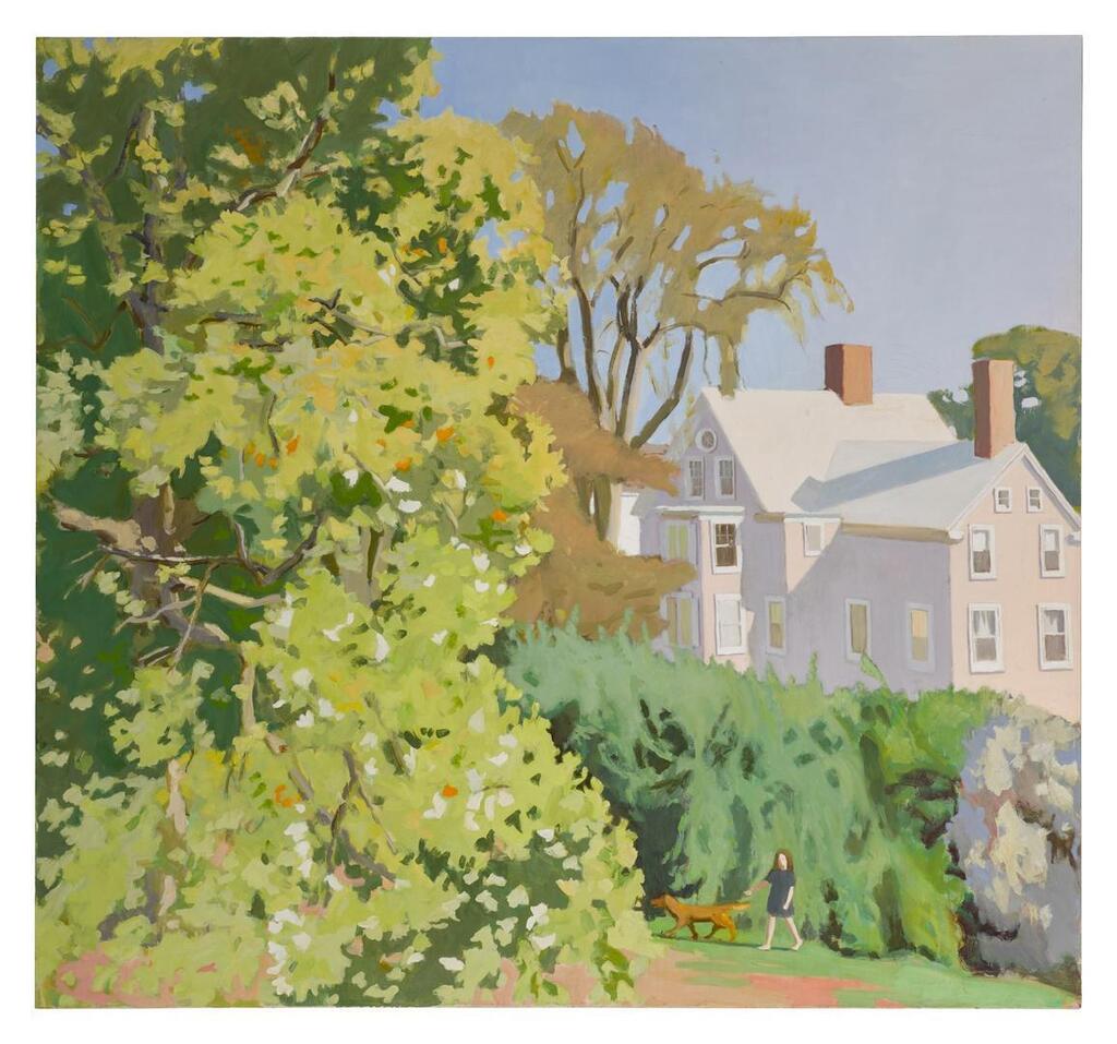 Landscape with Child and Dog