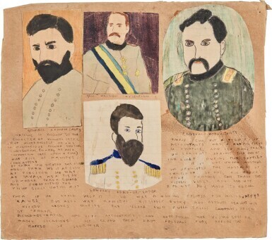 General Fredrickson Parson, General Cannon, General Richardson Halsted, and General Federal