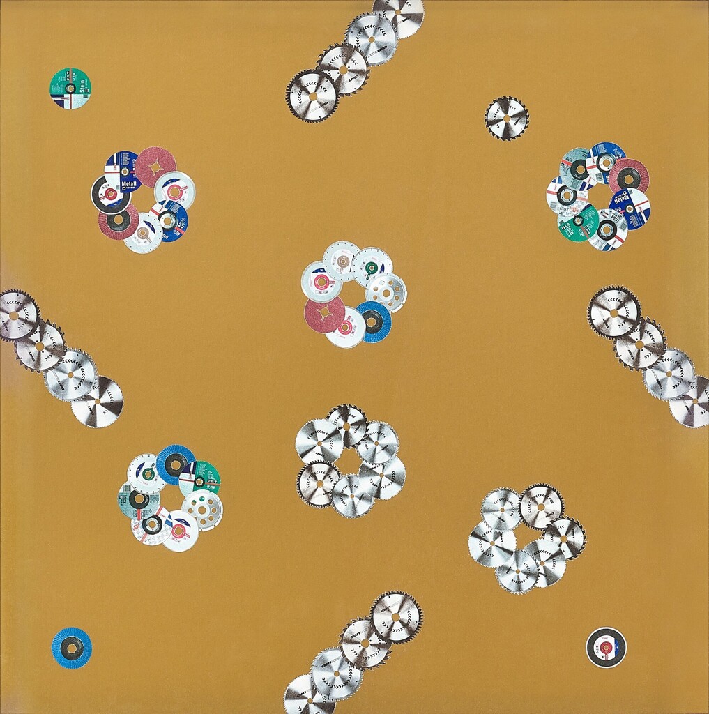 Hardware Store Collage #29 – Bauhaus Circle Saw Blades #1 | 硬件商店拼圖系列#29 - 包豪斯圓鋸片 1 號