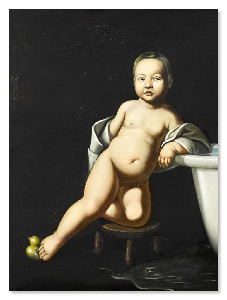 Anna Weyant, Bath Time