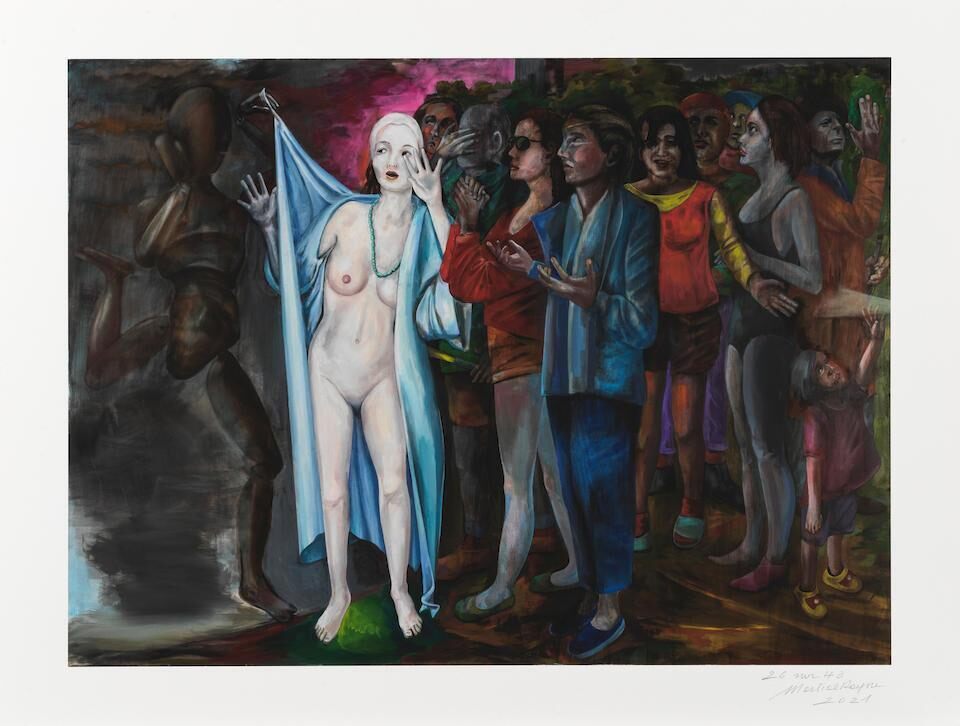 LE LEVER DU JOUR (OU L'ON VOIT LA PEINTURE DEVOILER LA BEAUTE)