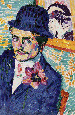 L'homme à la tulipe (Portrait de Jean Metzinger)