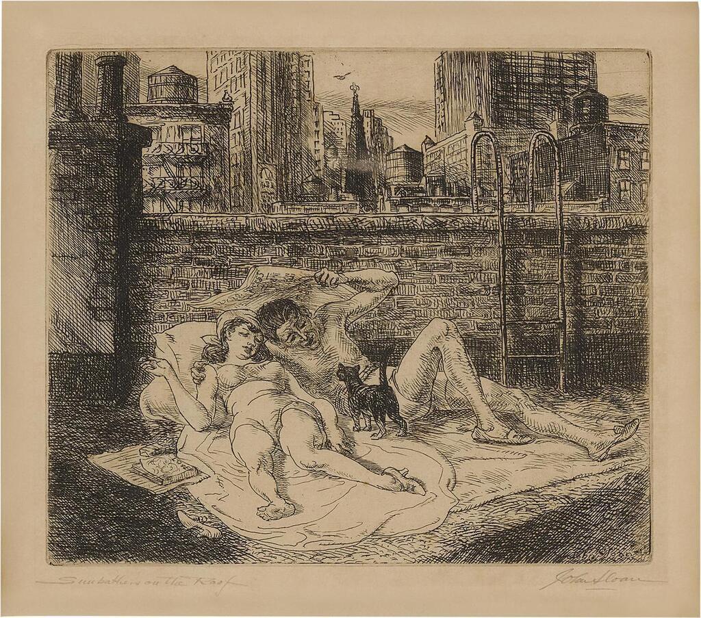 Sunbathers on the Roof (Morse 307)