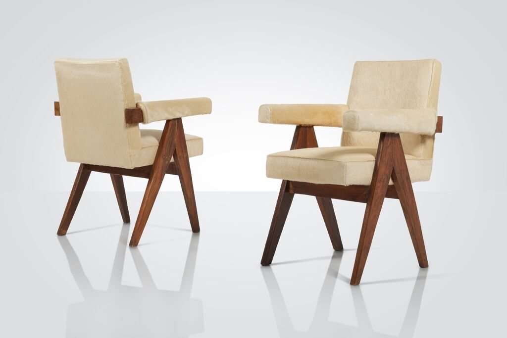 Pair of "Committee" Armchairs