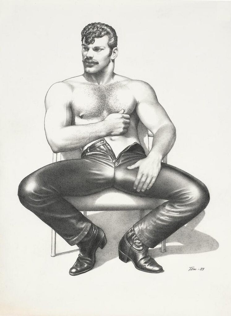 Sans titre (homme assis)