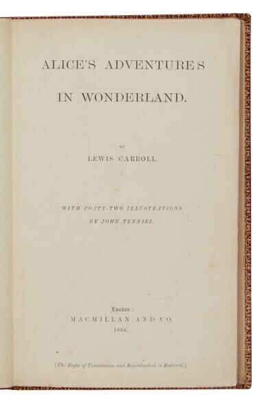 Handsome copies of Carroll's classics