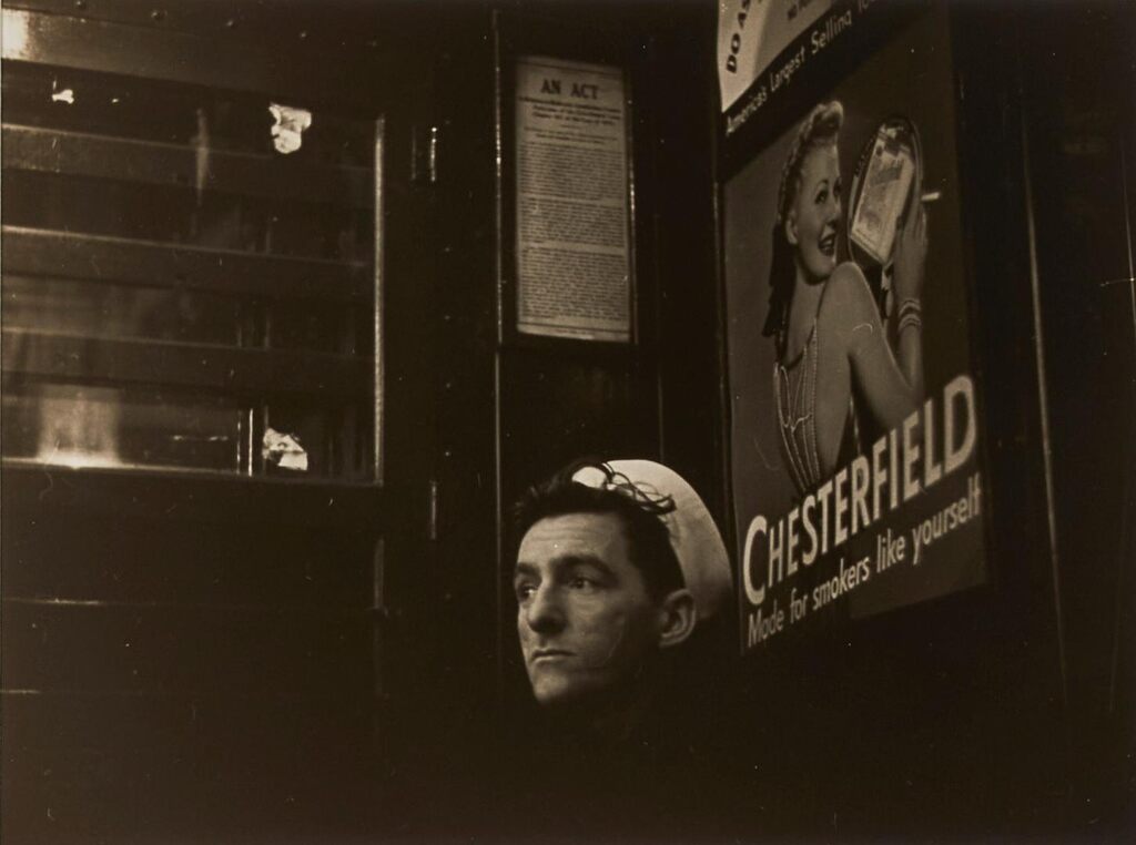 Subway Portrait, (Sailor), New York City