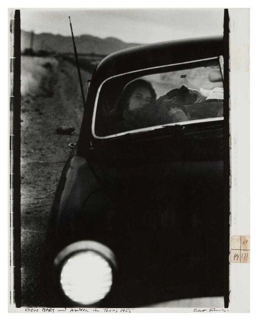 'Pablo Mary and Andrea in Texas' (U.S. 90, En Route to Del Rio, Texas), 1955