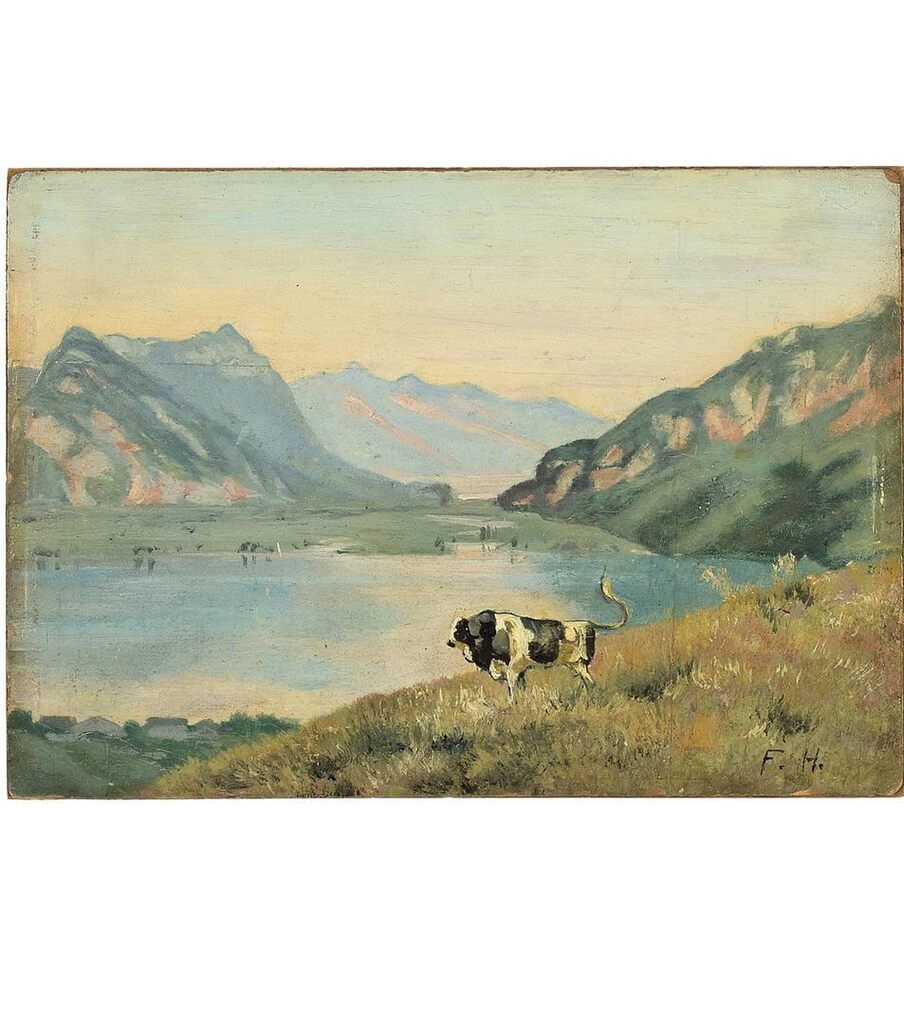 Thuner- und Brienzersee mit Freiburger Stier