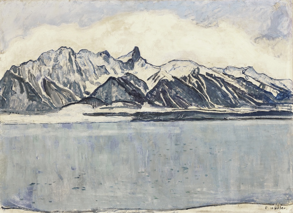 THUNERSEE MIT STOCKHORNKETTE IM WINTER