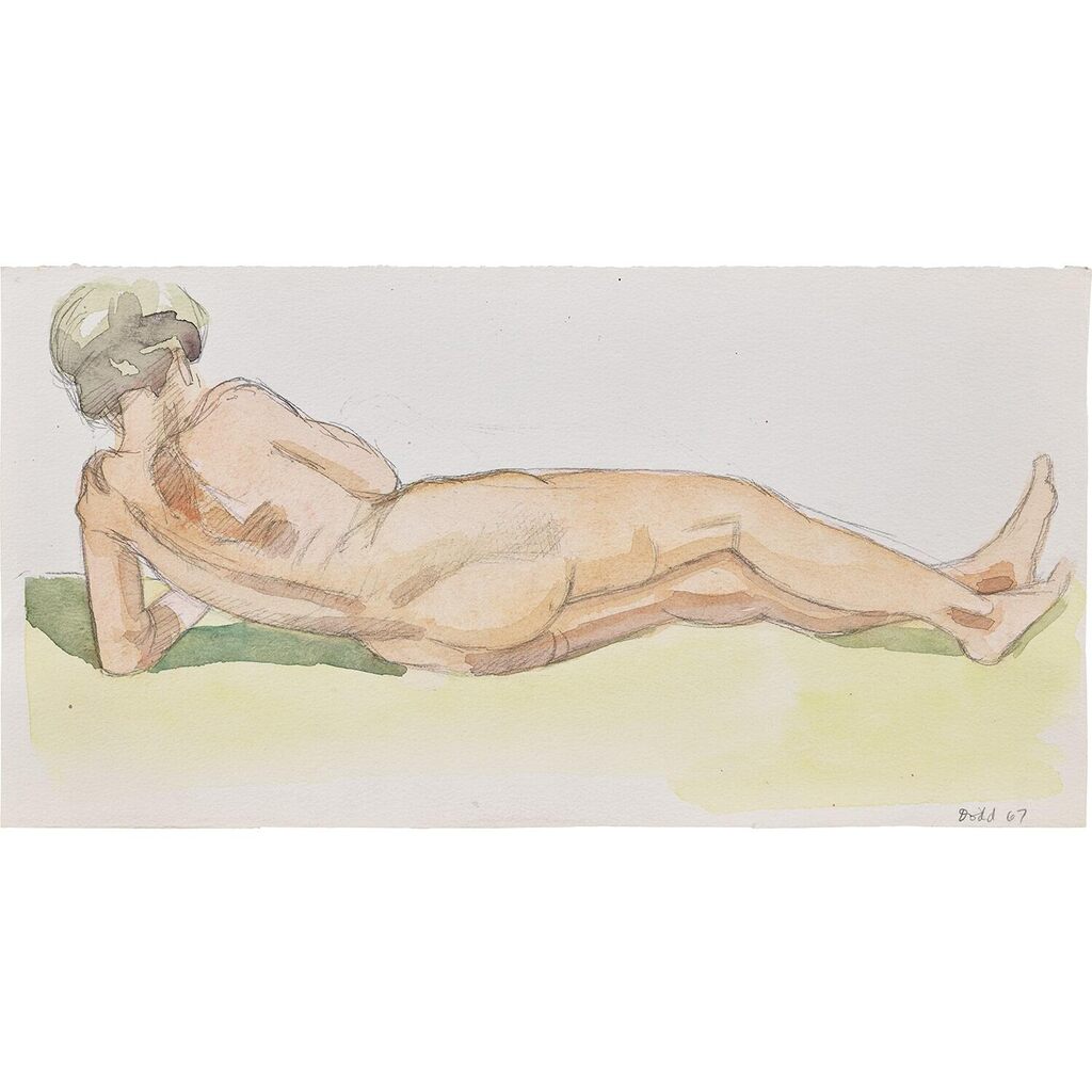 Figure Reclining (Back View)