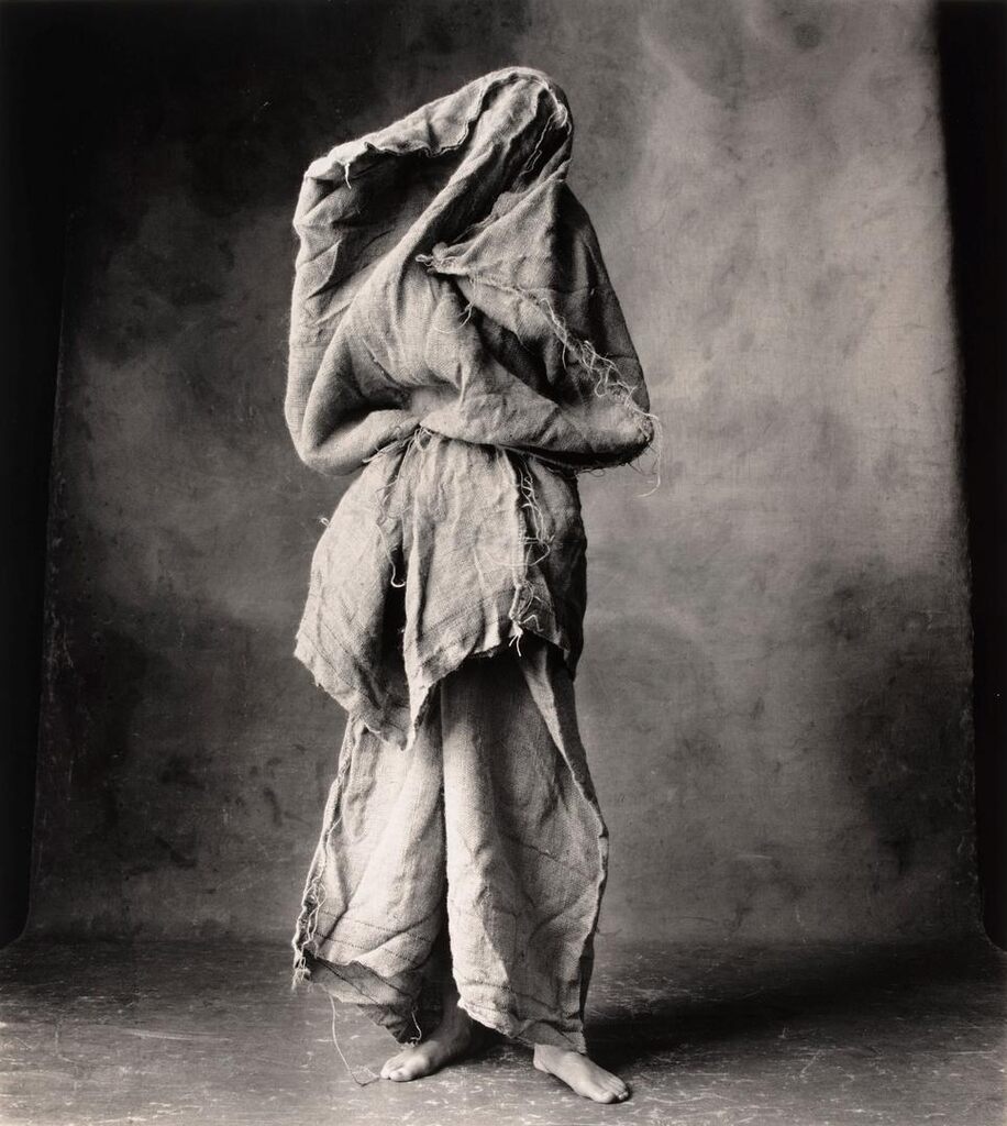Woman in a Burlap Sack, New York